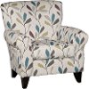 Cream Casual Contemporary Accent Chair - Dayton