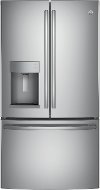 GFE28HSKSS GE 36 Inch Stainless Steel 27.8 Cu. Ft. French Door Refrigerator-1