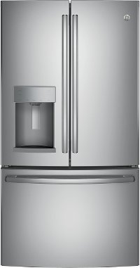 GFE28HSKSS GE 36 Inch Stainless Steel 27.8 Cu. Ft. French Door Refrigerator