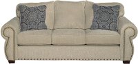 Casual Traditional Canvas Tan Sofa - Southport