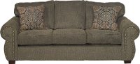 Casual Traditional Coffee Brown Sofa - Southport