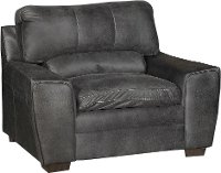 Casual Contemporary Graphite Gray Chair - Caruso