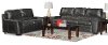 Contemporary Gray 2 Piece Living Room Set - Caruso