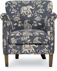 3644-01/ISABCHAMBRAY Isabelle Chambray Blue Accent Chair - Sophia