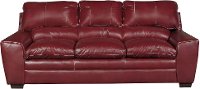 Casual Contemporary Cinnamon Red Sofa - Caruso