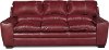 Casual Contemporary Cinnamon Red Sofa - Caruso-2