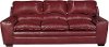 Contemporary Cinnamon Red Sofa - Caruso
