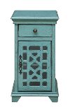 Modern Bayberry Blue End Table - Kevin