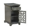 Modern Gray End Table - Kevin