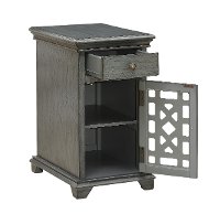 Modern Gray End Table - Kevin
