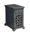 Modern Metallic Gray End Table-2