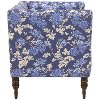 3005MMBLGRNOGA Mum Blue Ground Tufted Arm Chair-3