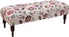 3025JCBBRGMLTOGA Bright Multi Tufted Top Bench