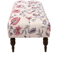 3025JCBBRGMLTOGA Bright Multi Tufted Top Bench-2