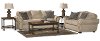 Casual Traditional Canvas Tan 7 Piece Living Room Set - Southport