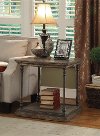 Rustic Hylas Medium Brown End Table - Corbin-1