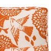 5705GRDBRDORNOGA Garden Bird Orange Armless Chair-5