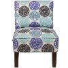 5705PNMDLBLOGA Pen Medallion Blue Armless Chair-2