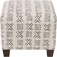 57-2RMCRMOGA Remmy Cream Square Ottoman-2