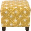 57-2DMNYLWOGA Diamond Yellow Square Ottoman-2
