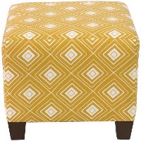 57-2DMNYLWOGA Diamond Yellow Square Ottoman-2