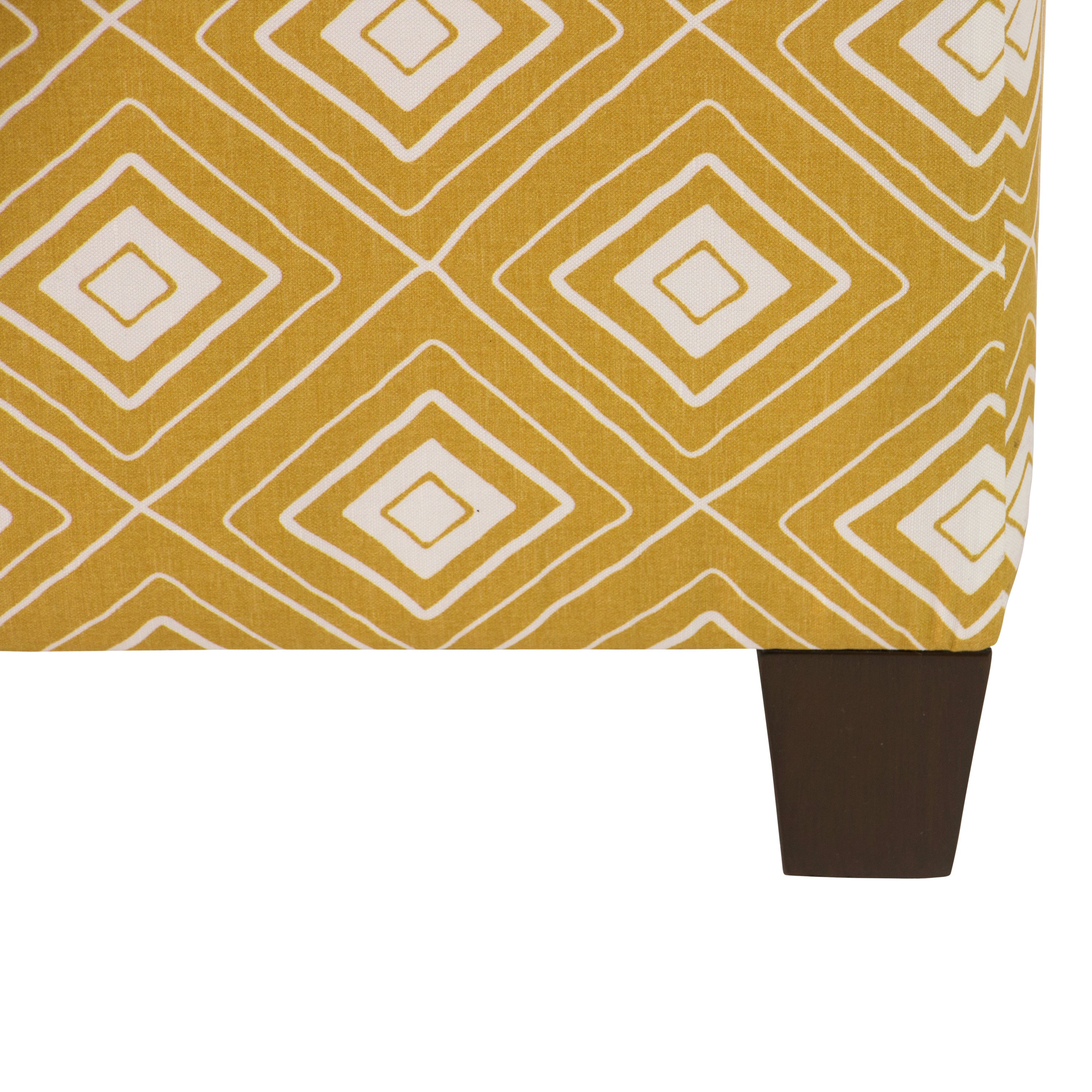 57-2DMNYLWOGA Diamond Yellow Square Ottoman-3