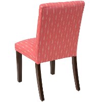 63-6SPRSTRCRLOGA Sprint Stripe Coral Upholstered Dining Chair -4