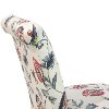 66-6JCBBRGMLTOGA Jacobean Bright Multi Rolled Back Dining Chair-5