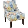 72-1PNTMDLMLTOGA Painterly Medallion Multi Swoop Arm Chair -1