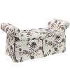 747SKSHNINKOGA Shaana Ink Skirted Queen Anne Bench-1