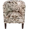 81-1CWNTROGA Cow Natural Tub Chair-2