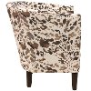 81-1CWNTROGA Cow Natural Tub Chair-3