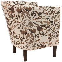 81-1CWNTROGA Cow Natural Tub Chair-4