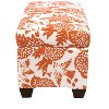 8802STGRDBRDORNOGA Garden Bird Orange Storage Bench-3