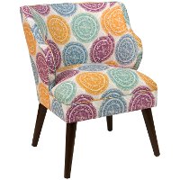 96-1PNMDLMLTOGA Pen Medallion Multi Modern Chair