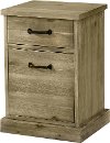 Rustic Wood Chair Side Table - Napa