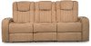 Veritas Saddle Tan Power Reclining Sofa - Transformer