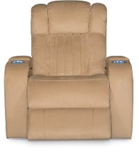 Veritas Saddle Tan Power Recliner - Transformer