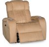 Veritas Saddle Tan Power Recliner - Transformer-2