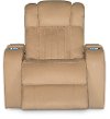 Veritas Saddle Tan Power Recliner - Transformer-6