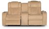 Veritas Saddle Tan Power Reclining Sofa & Loveseat - Transformer