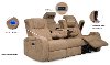 Veritas Saddle Tan Power Reclining Sofa & Loveseat - Transformer-4