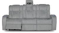 Veritas Gray Power Reclining Sofa - Transformer-2