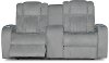 Veritas Gray Power Reclining Loveseat - Transformer