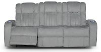 Veritas Gray Power Reclining Living Room Set - Transformer