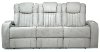 Veritas Gray Power Reclining Living Room Set - Transformer-6