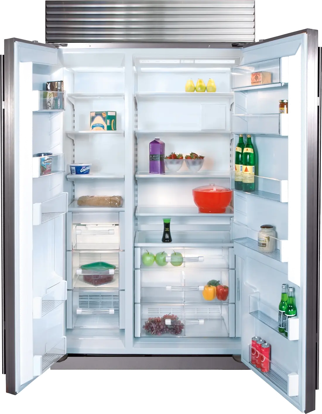 BI-42S/S/TH Sub-Zero 42 Inch Classic Side by Side Smart Refrigerator - 24.3 cu. ft., Stainless Steel-2