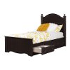 10507 Savannah Chocolate Twin Bed Set with 3 Drawers (39 Inch)-8