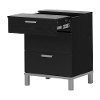 10307 Black Oak Nightstand Charging Station - Flexible -7