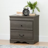 10305 Gray Maple Drawer Nightstand - Vintage